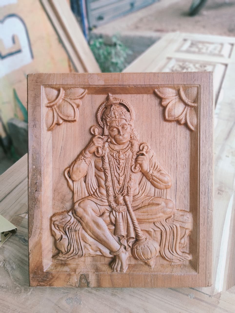 Custom 3D Wooden Wall Art – Relief Carving and Personalized Decor