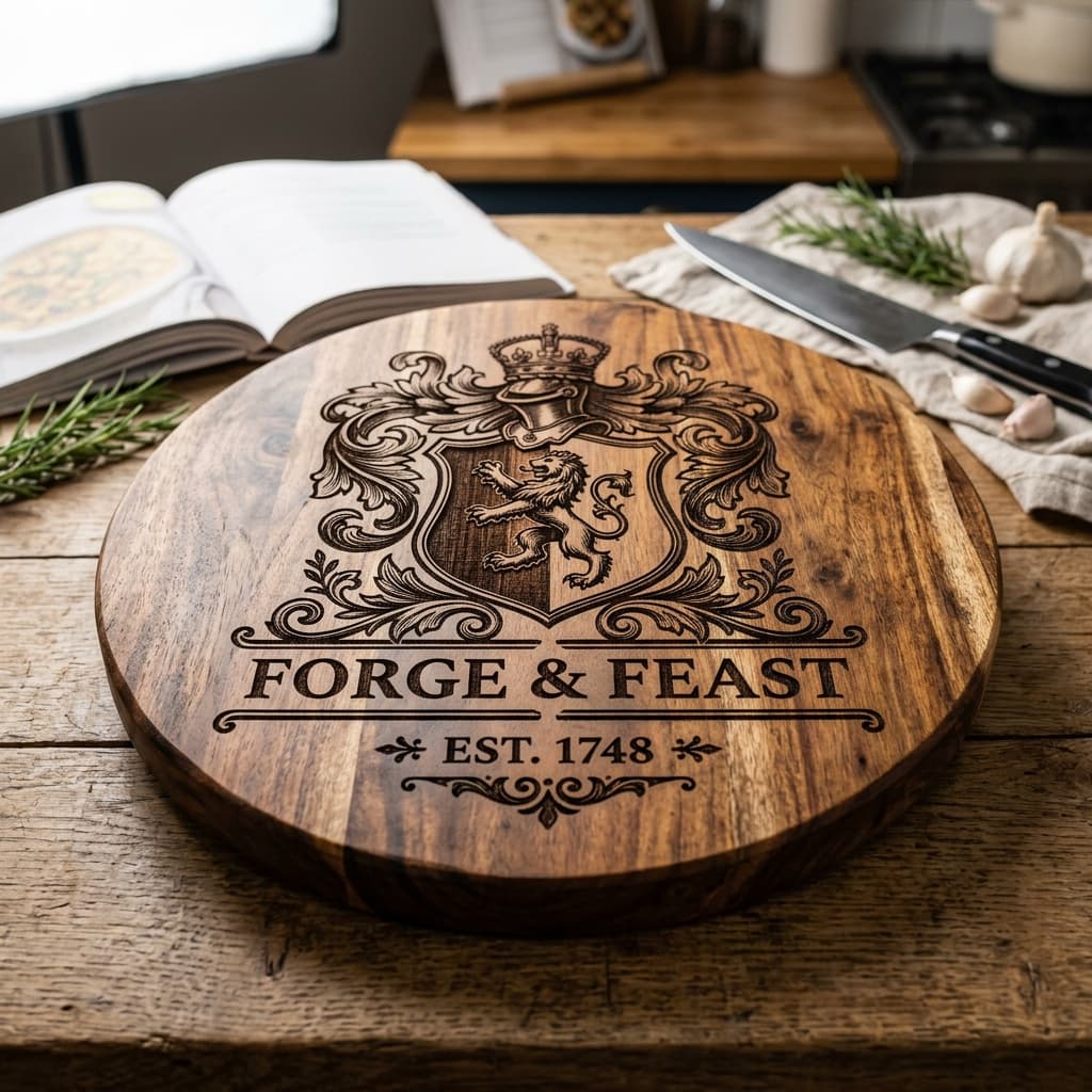 The Heritage Custom Engraved Cutting Board