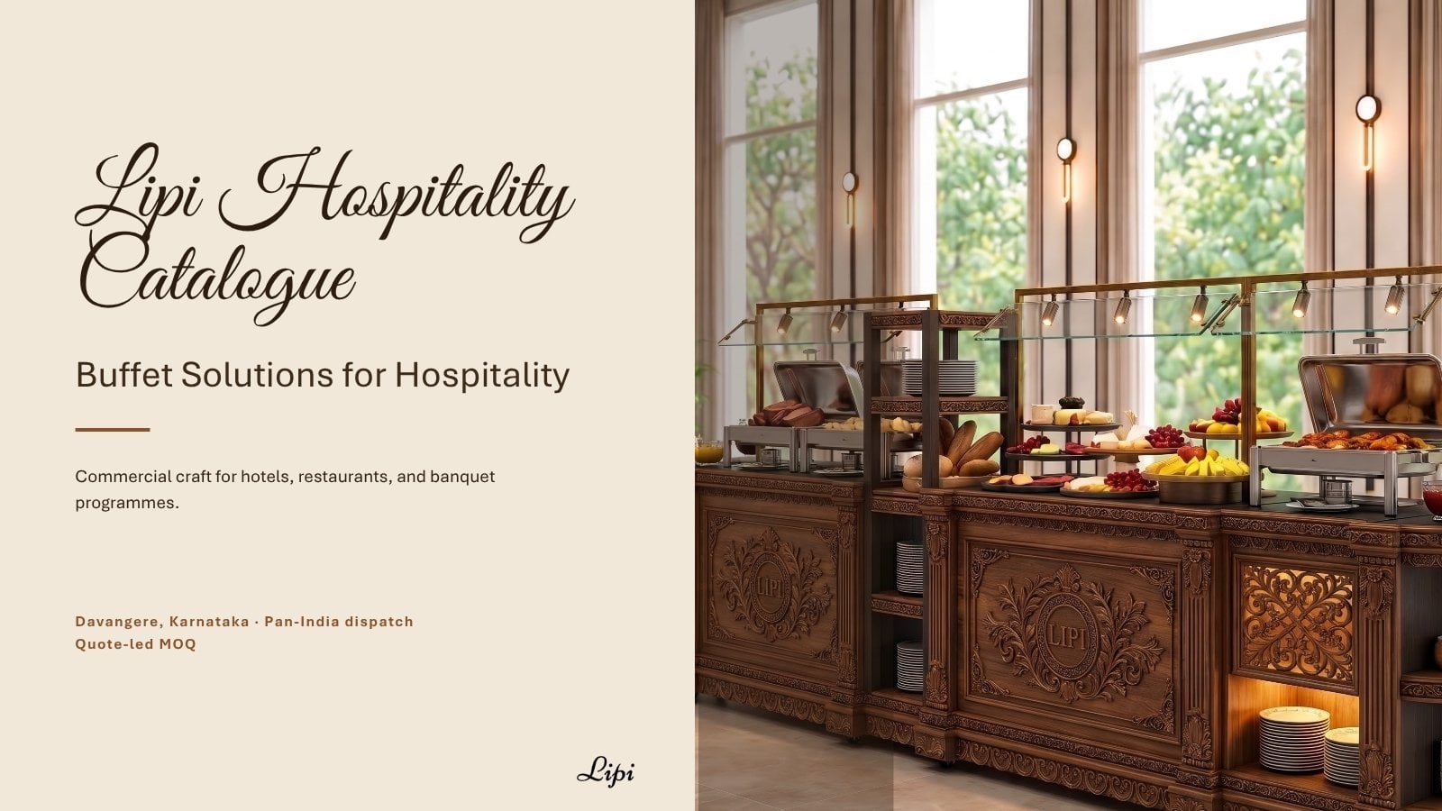 Lipi hospitality buffet catalogue
