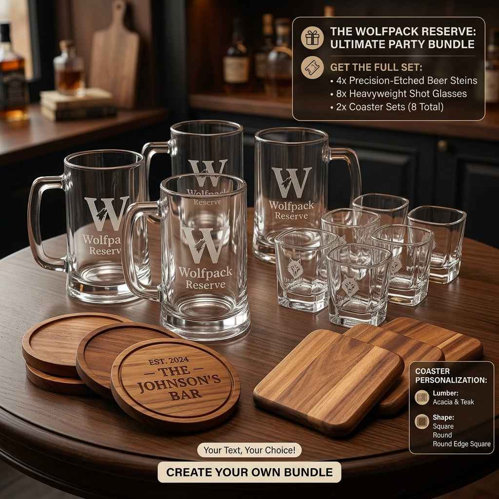 The Wolfpack Reserve Party Glassware Collection - 8-Piece Set