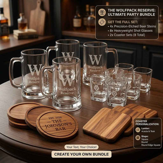 The Wolfpack Reserve Party Glassware Collection - 8-Piece Set
